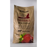СУХИЙ КОРМ FITMIN PURITY HAIRBALL ДЛЯ ДОРОСЛИХ ДОВГОШЕРСТИХ КОТІВ 10 КГ